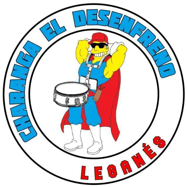 Logotipo charanga el desenfreno Leganés
